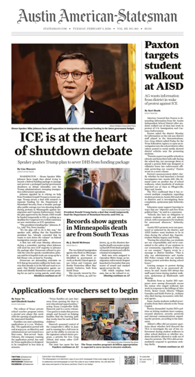 Cover of Austin American-Statesman