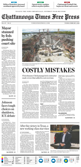Cover of Chattanooga Times Free Press