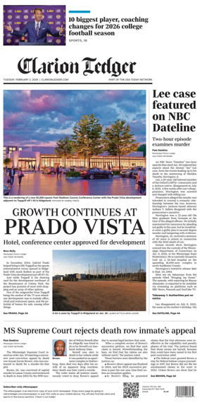 Cover of Clarion Ledger