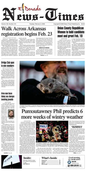 Cover of El Dorado News-Times (VCID - Camden News)