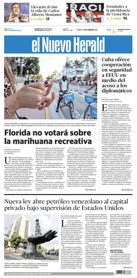 Cover of El Nuevo Herald