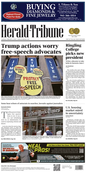 Cover of Herald-Tribune