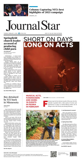 Cover of Journal Star (Peoria)