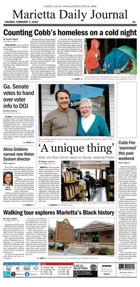 Cover of Marietta Daily Journal