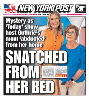 Cover of New York Post