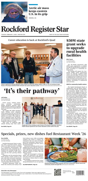 Cover of Rockford Register Star