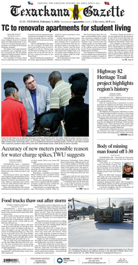 Cover of Texarkana Gazette