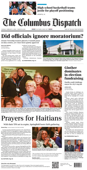 Cover of The Columbus Dispatch