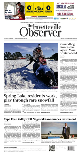 Cover of The Fayetteville Observer