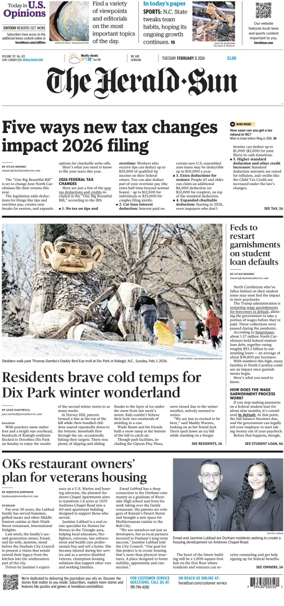 Cover of The Herald Sun