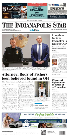Cover of The Indianapolis Star