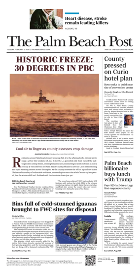 Cover of The Palm Beach Post