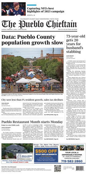 Cover of The Pueblo Chieftain
