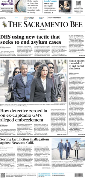 Cover of The Sacramento Bee