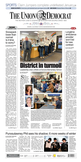Cover of The Union Democrat