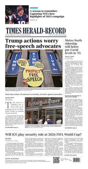 Cover of Times Herald-Record