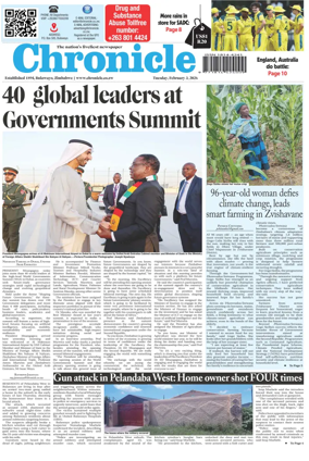 Cover of Chronicle (Zimbabwe)