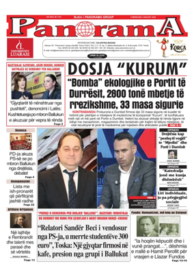 Cover of Panorama (Albania)