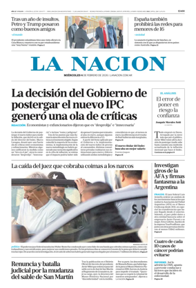 Cover of La Nacion