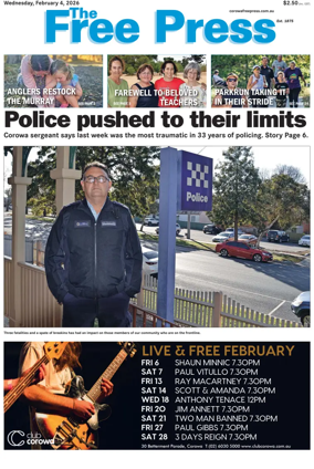 Cover of The Free Press (Corowa)
