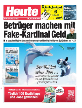 Cover of Heute - Oberosterreich Ausgabe