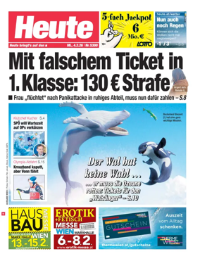 Cover of Heute - Wien Ausgabe