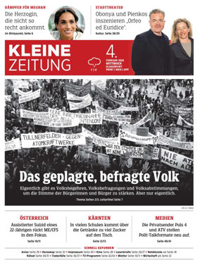 Cover of Kleine Zeitung Kaernten