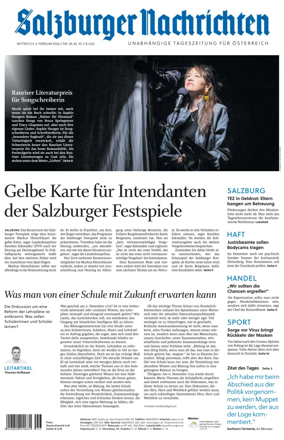Cover of Salzburger Nachrichten