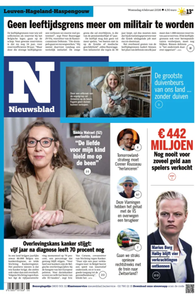 Cover of Het Nieuwsblad
