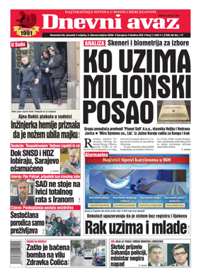 Cover of Dnevni avaz