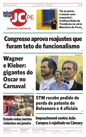 Cover of Jornal do Commercio