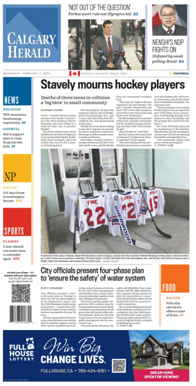 Cover of Calgary Herald