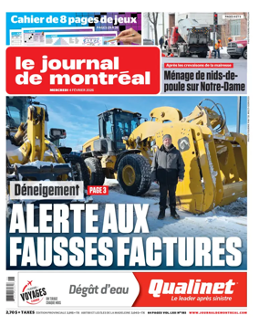 Cover of Le Journal de Montreal