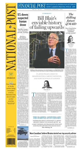 Cover of National Post - (National Edition)