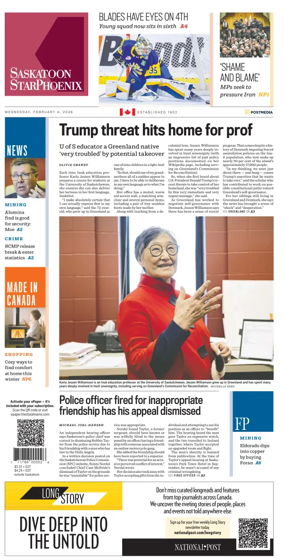 Cover of Saskatoon StarPhoenix