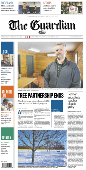 Cover of The Guardian (Charlottetown)
