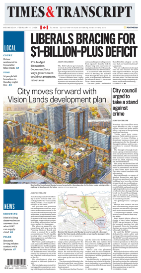 Cover of Times & Transcript