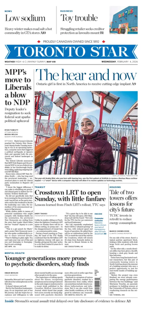 Cover of Toronto Star