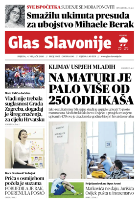 Cover of Glas Slavonije