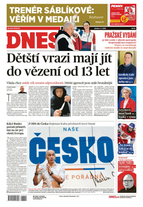 Cover of Dnes Prague Edition