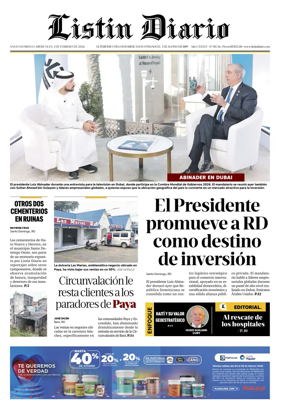 Cover of Listin Diario