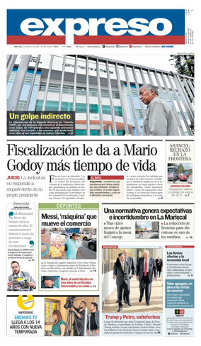 Cover of Diario Expreso