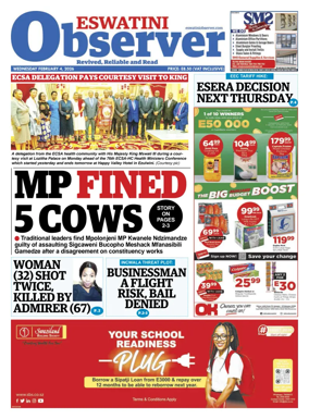 Cover of Eswatini Observer