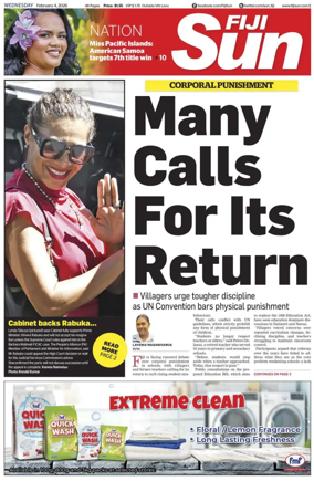 Cover of Fiji Sun