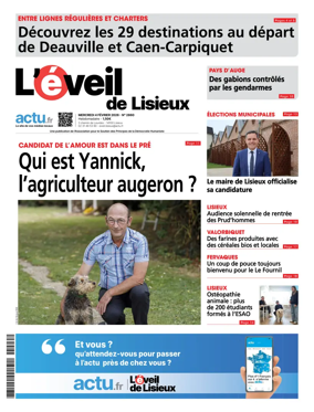 Cover of L'Eveil de Lisieux