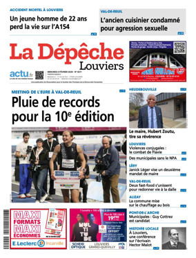 Cover of La Depeche Louviers