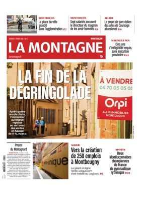 Cover of La Montagne (Montlucon)