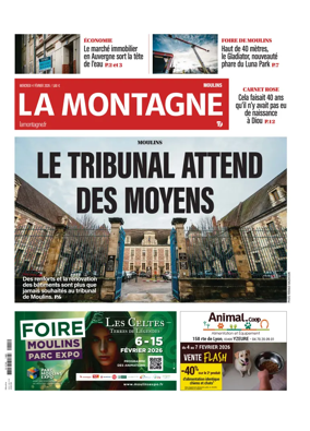 Cover of La Montagne (Moulins)