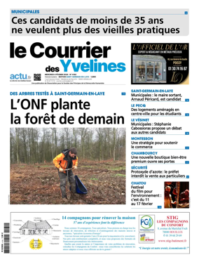 Cover of Le Courrier des Yvelines (Saint-Germain-en-Laye)