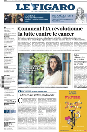 Cover of Le Figaro